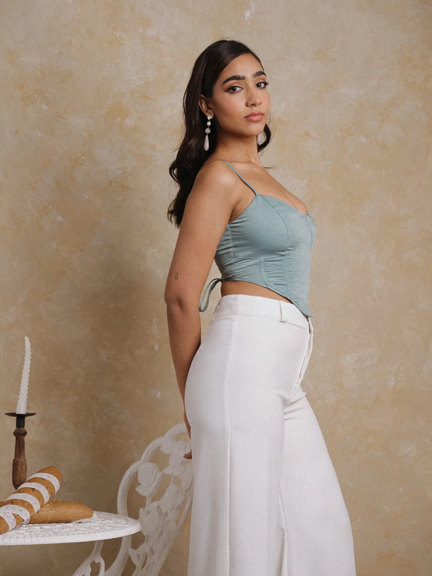 High Waist Wide Leg Pant
