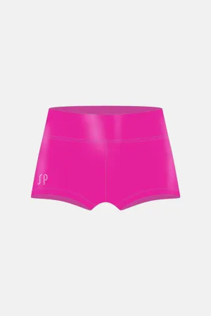 Hot Pink Mystique Waistband Shorts