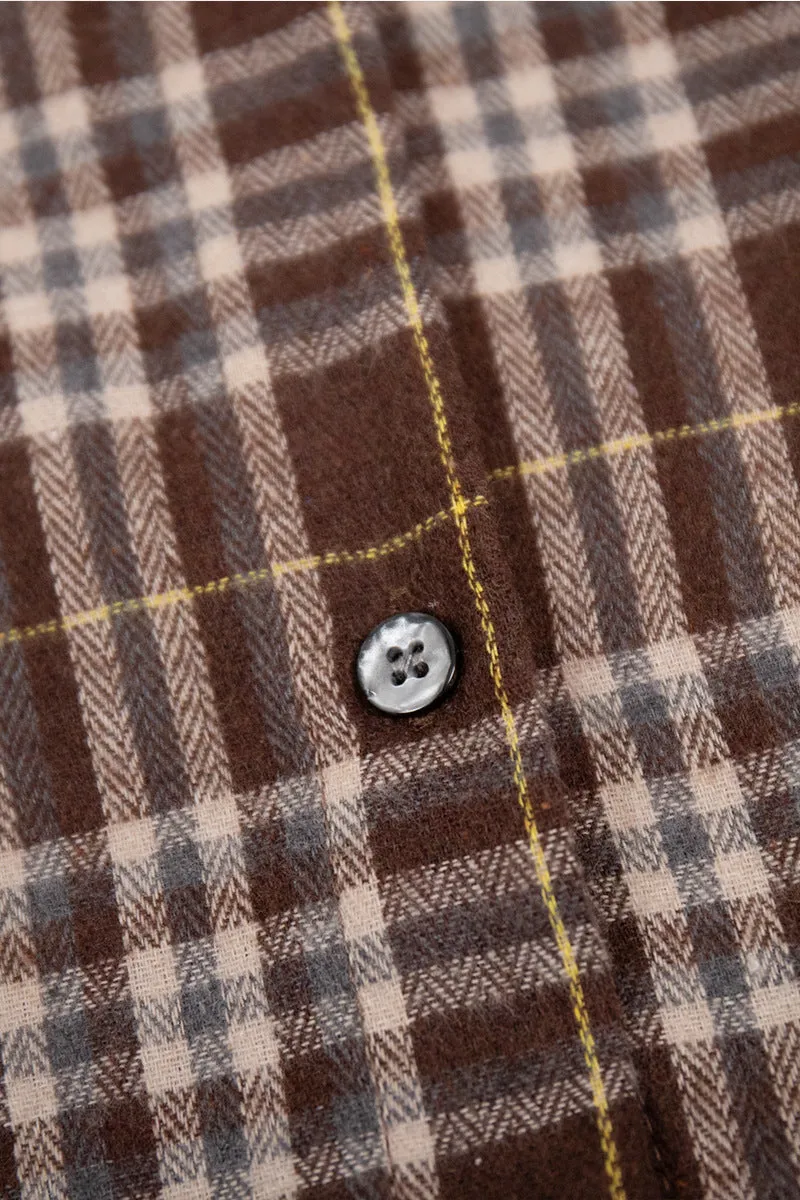 HTS1060 Urban Plaid Overshirt Top