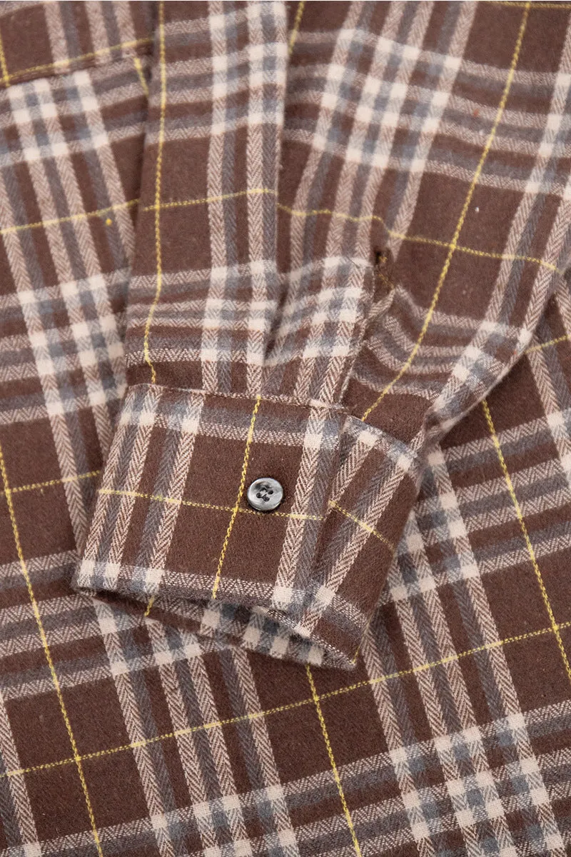 HTS1060 Urban Plaid Overshirt Top