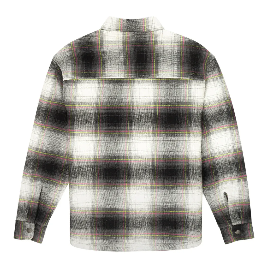HUECO SHERPA YOUTH HUECO PLAID LIME PINK