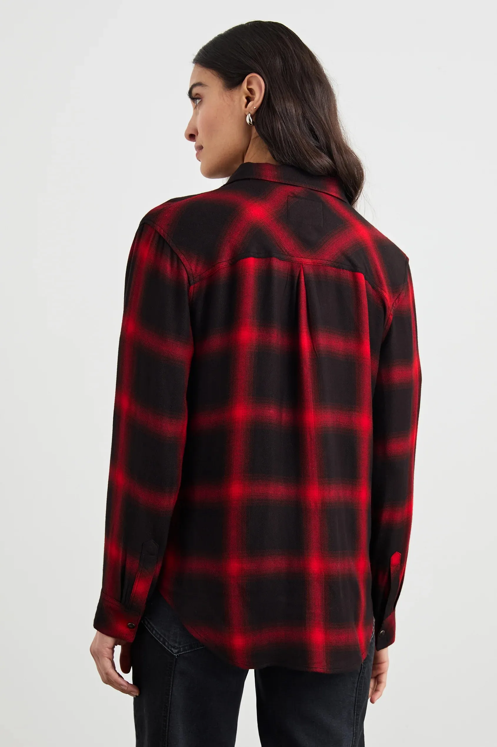 Hunter Flannel Shirt- Cardinal Black