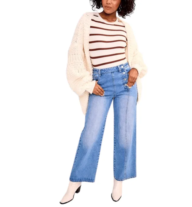 Huntley Side Button Jeans