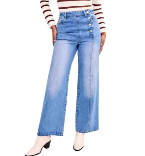 Huntley Side Button Jeans