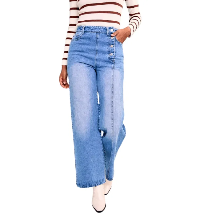 Huntley Side Button Jeans