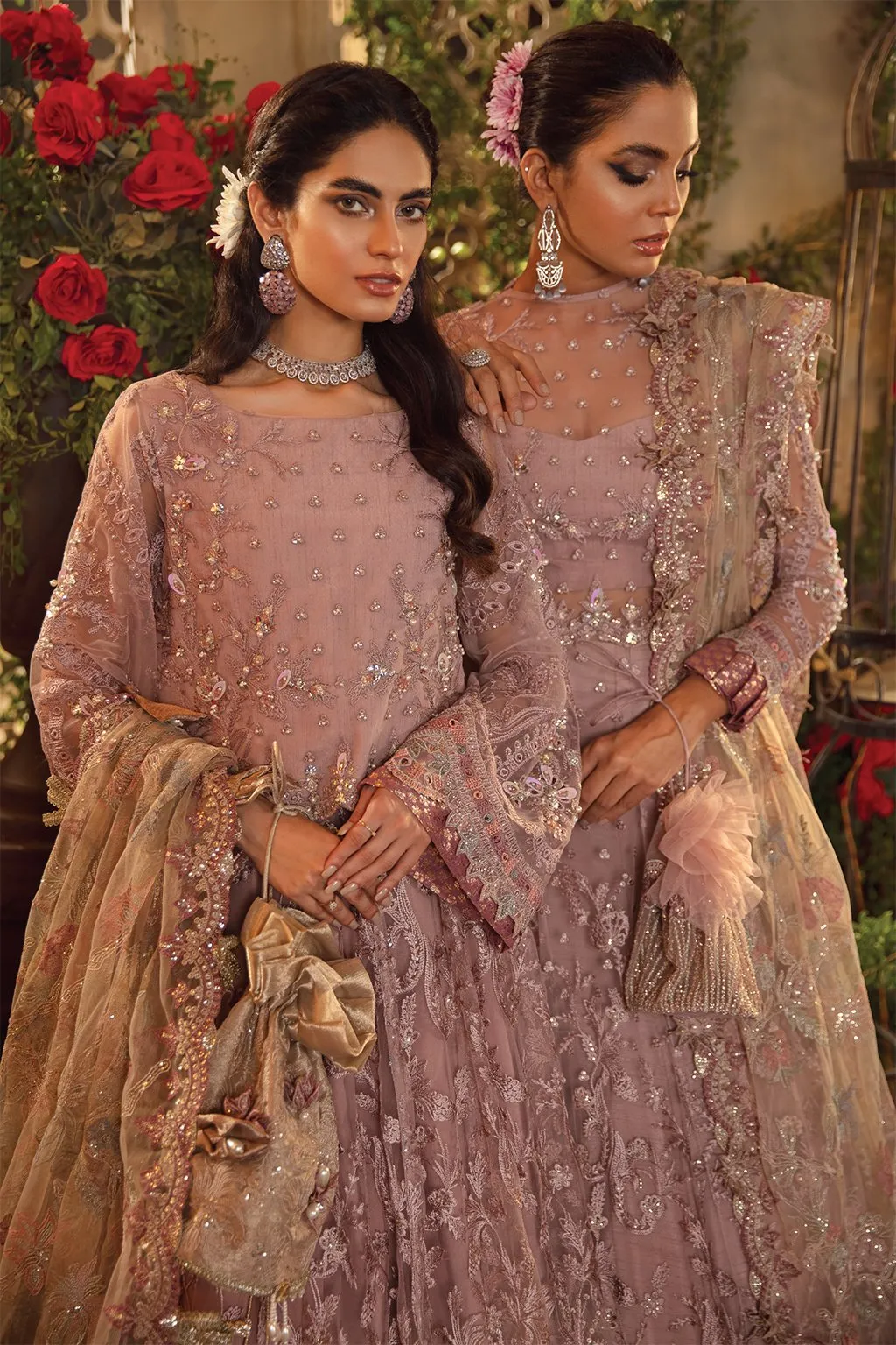 IMC-02 OPALINE - 3PC |  Iznik Meraki Luxury Chiffon Collection 2021 | Unstitched Embroidered Luxury Chiffon Suits