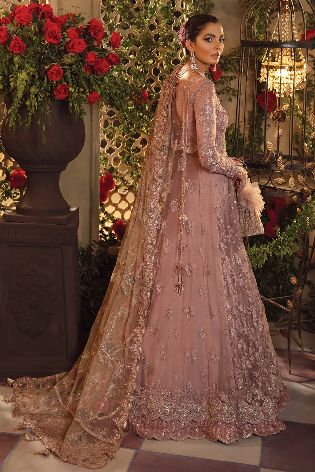 IMC-02 OPALINE - 3PC |  Iznik Meraki Luxury Chiffon Collection 2021 | Unstitched Embroidered Luxury Chiffon Suits