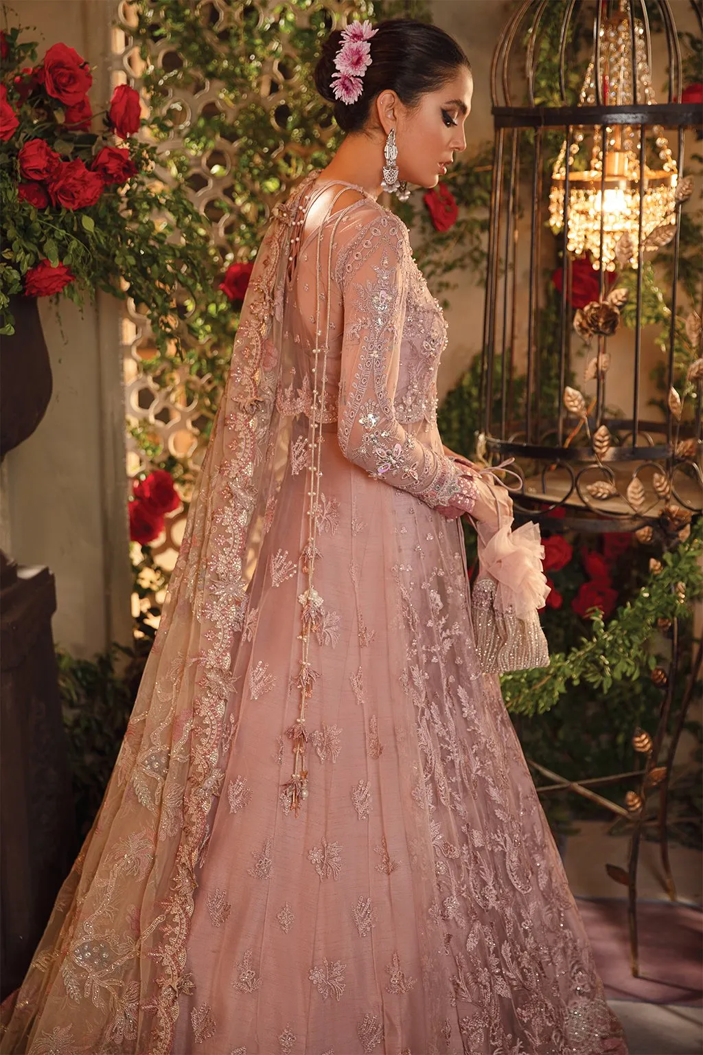 IMC-02 OPALINE - 3PC |  Iznik Meraki Luxury Chiffon Collection 2021 | Unstitched Embroidered Luxury Chiffon Suits