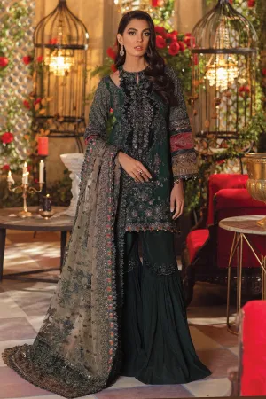 IMC-08 SERENITY -3PC | Iznik Meraki Luxury Chiffon Collection 2021 | Unstitched Embroidered Luxury Chiffon Suits
