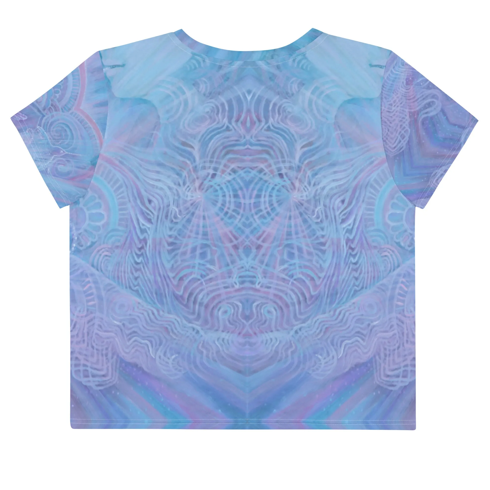 'In my Power' All-Over Print Crop Tee