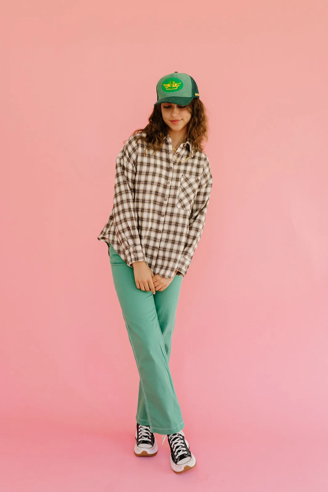 In The Band Flannel Top