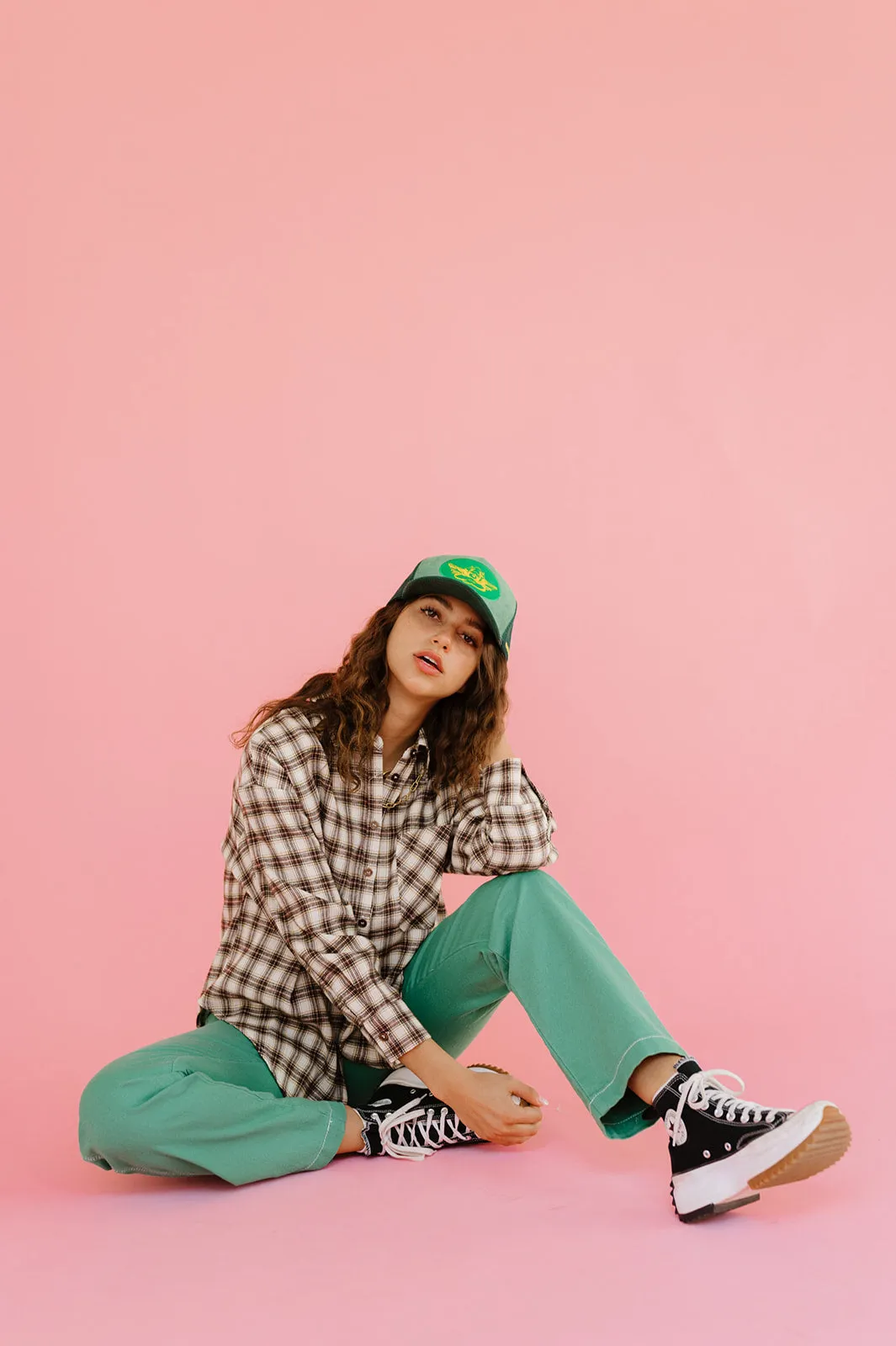In The Band Flannel Top