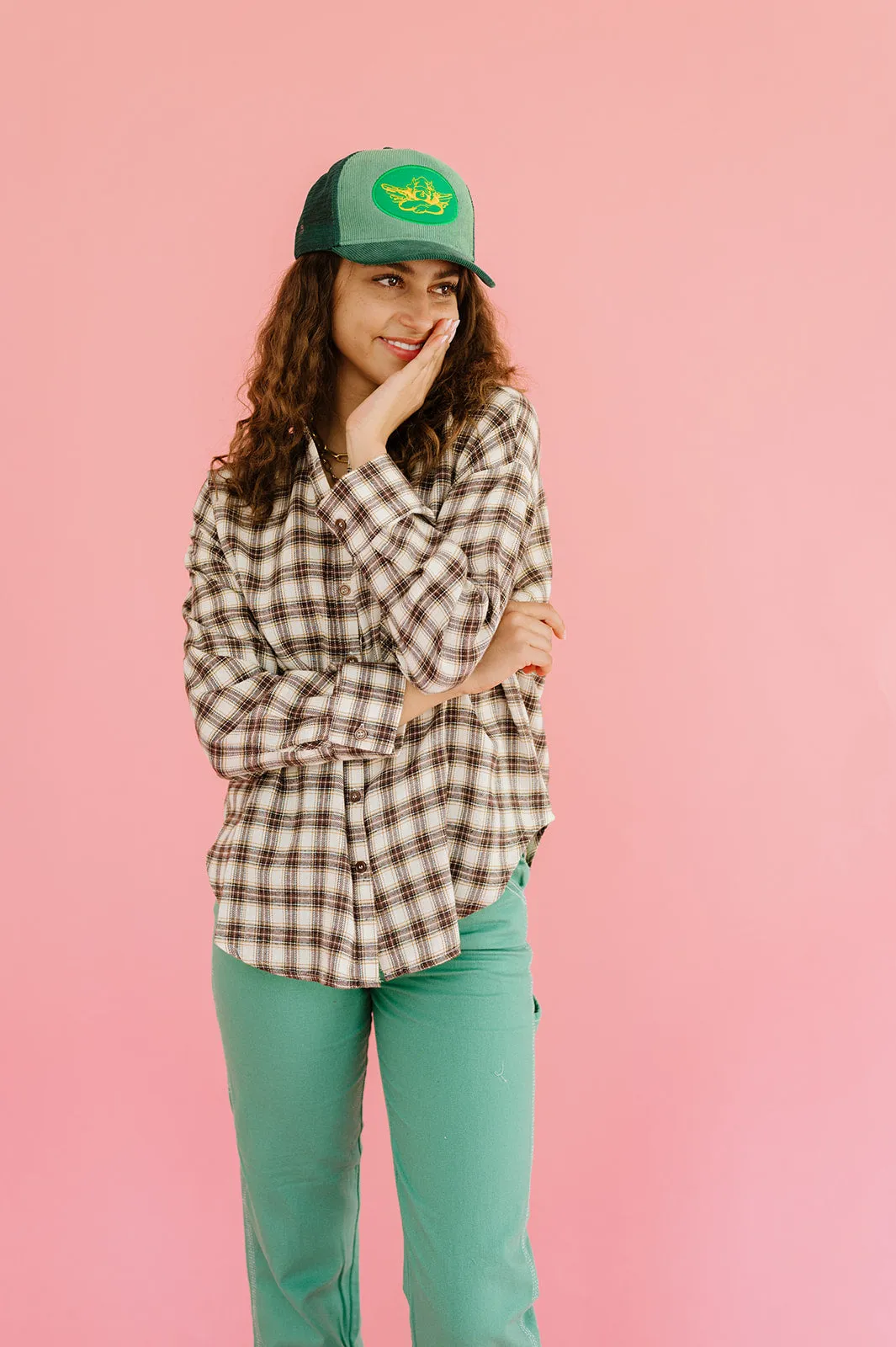 In The Band Flannel Top