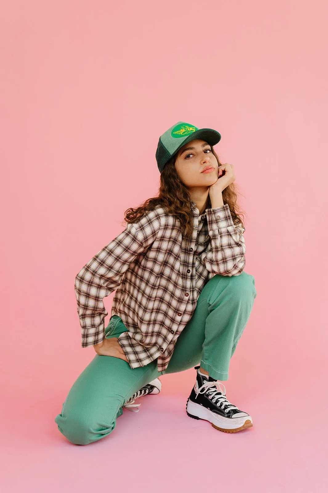 In The Band Flannel Top
