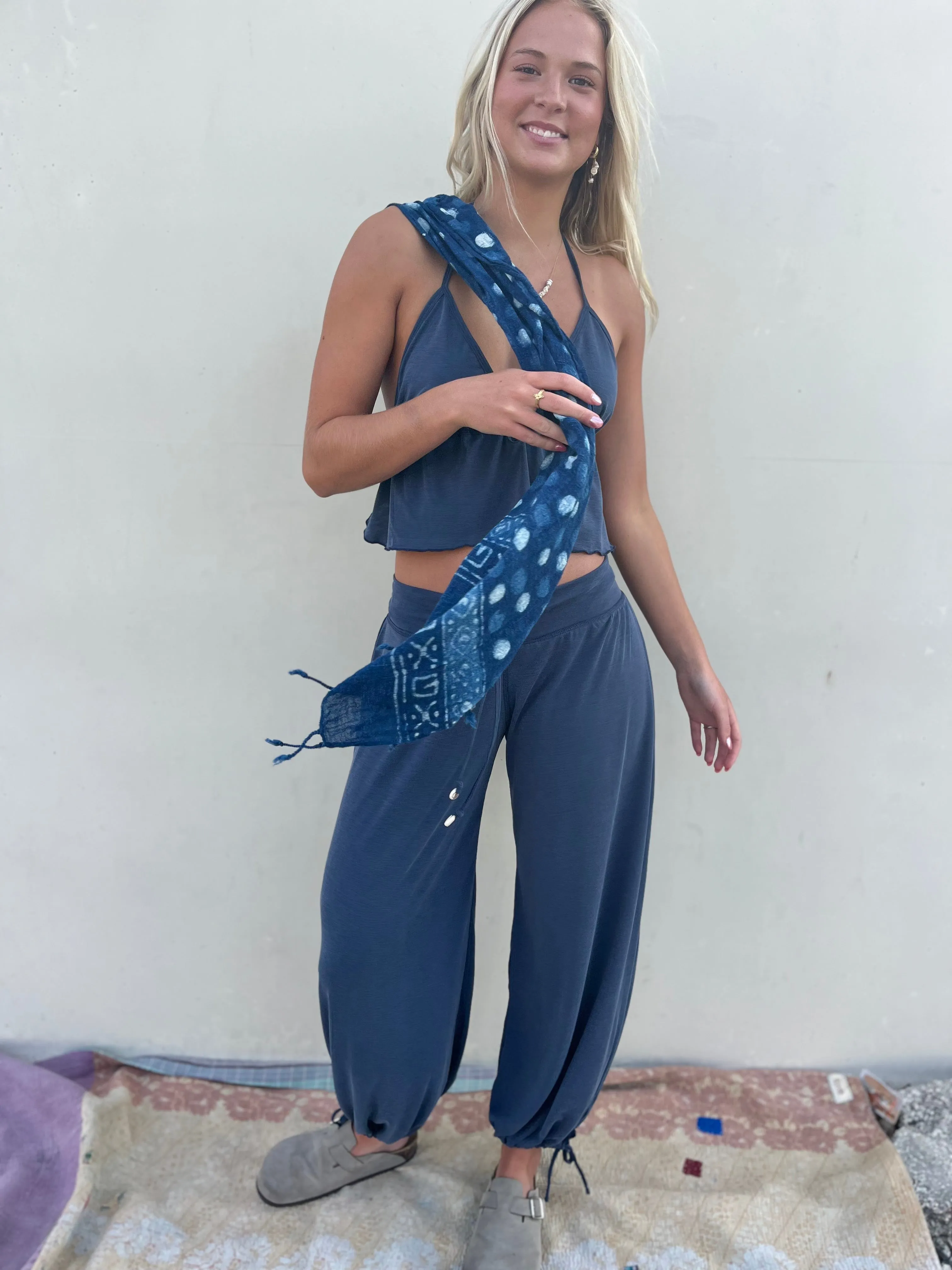 Indigo Barrel Oversized Pants, coming March 15 (preorder yours)