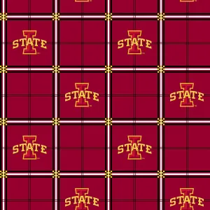 IOWA STATE UNIVERSITY-Plaid Flannel-100% Cotton-ISU023