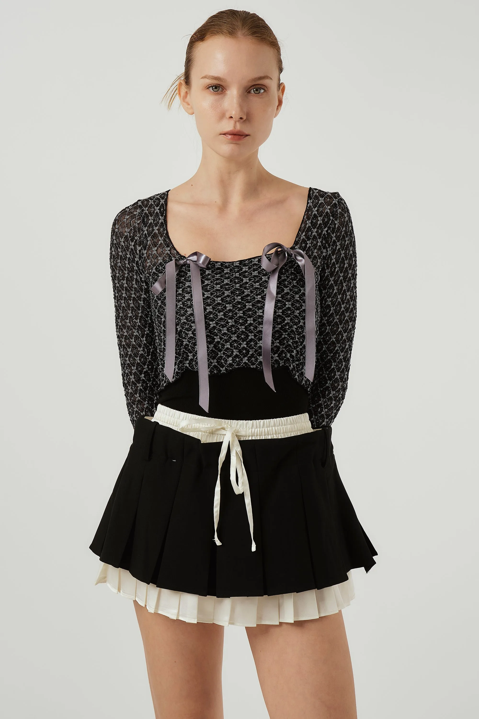 Isabella Lace Cropped Top