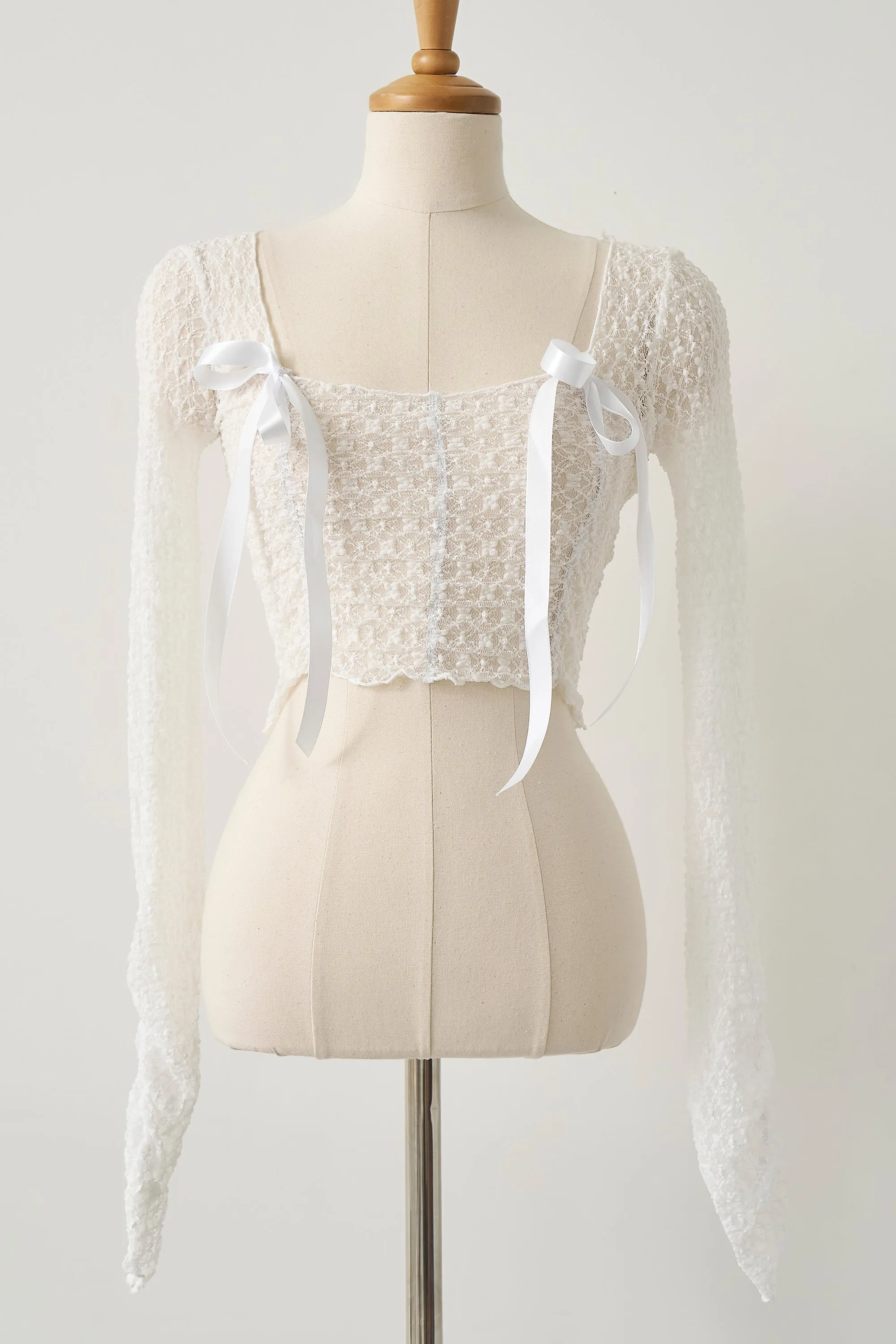 Isabella Lace Cropped Top