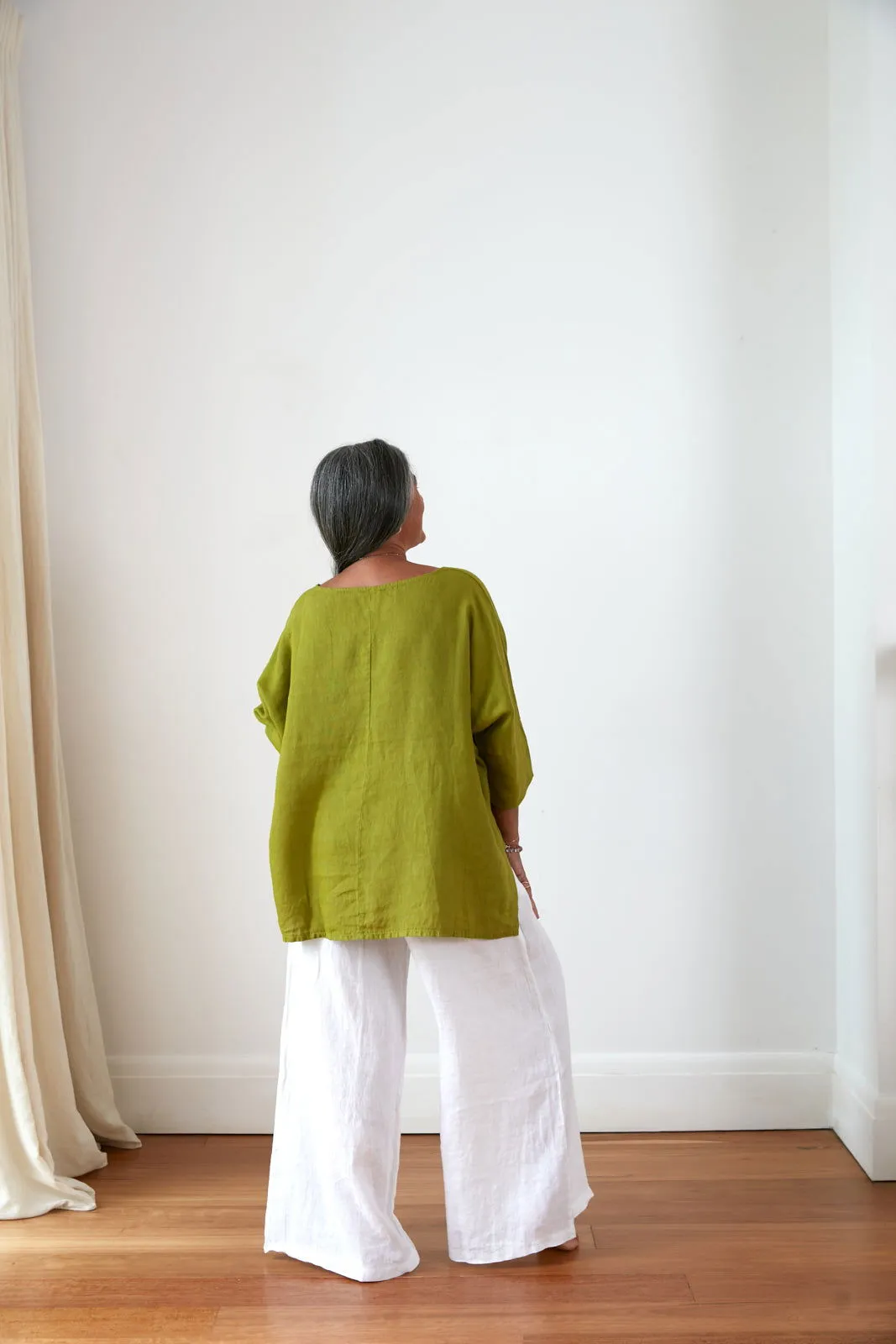 Jambes Full-Length Linen Pants