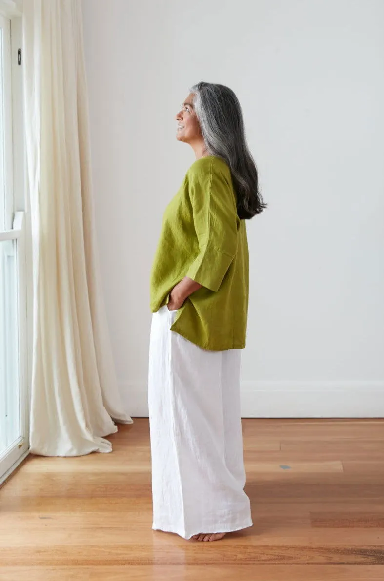 Jambes Full-Length Linen Pants
