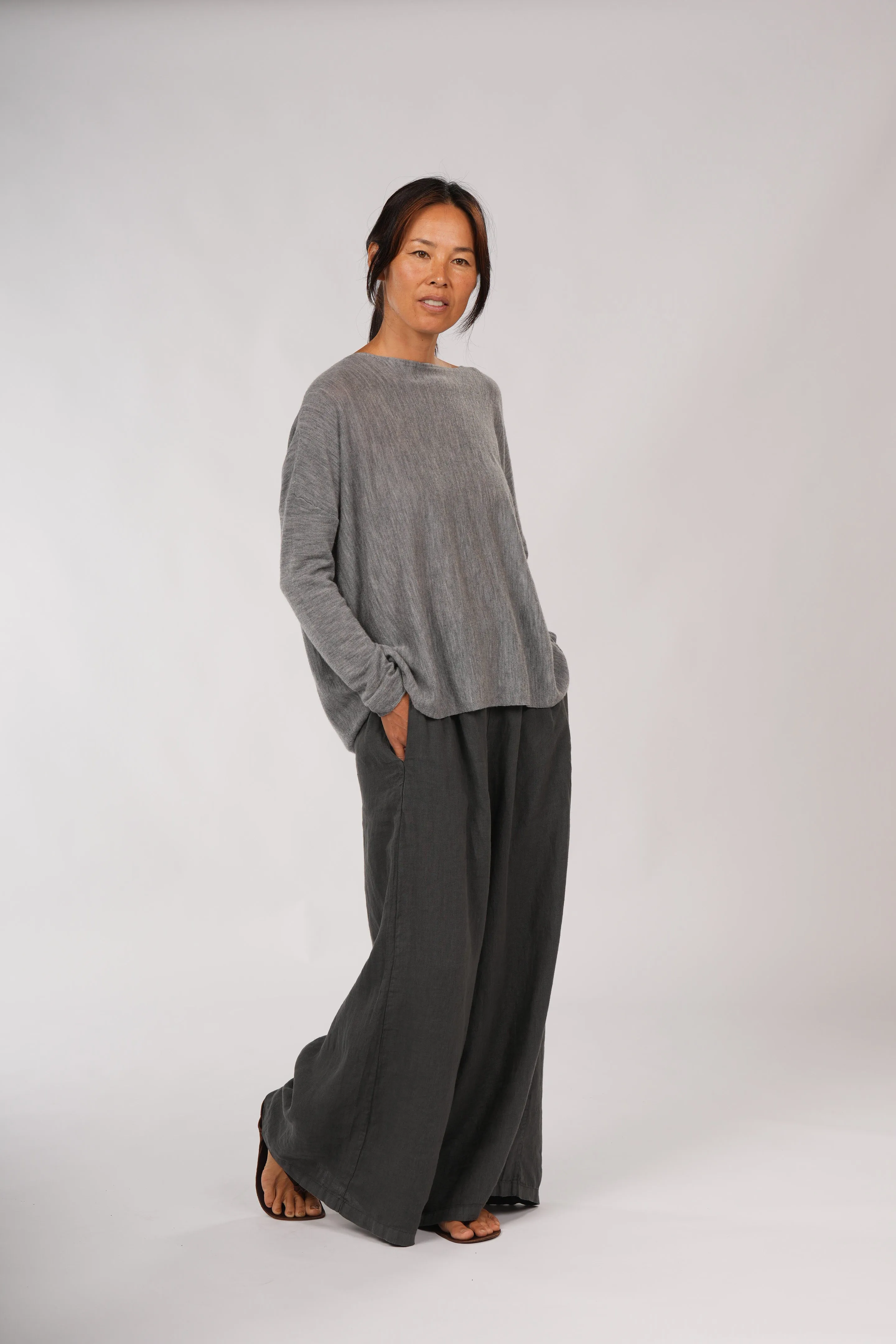 Jambes Full-Length Linen Pants
