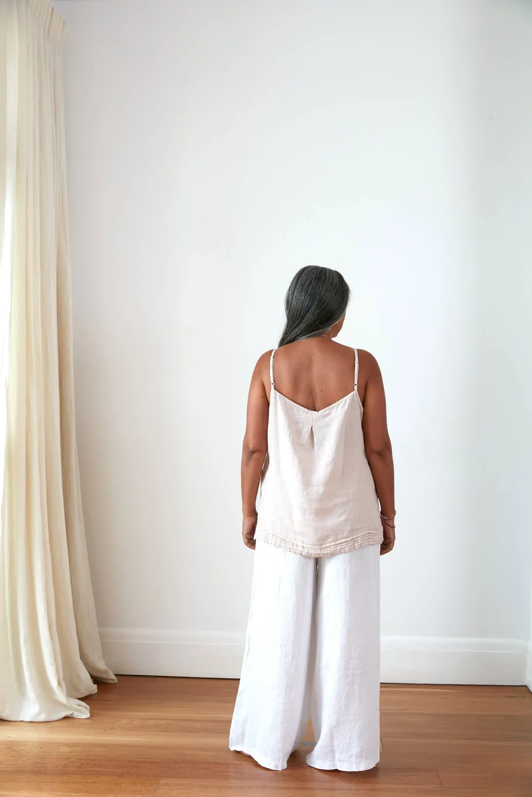 Jambes Full-Length Linen Pants