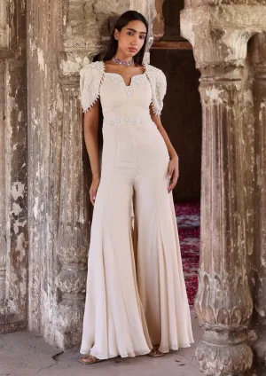 Janvi ivory jumpsuit