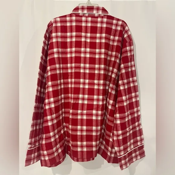 J.Crew NWOT Cotton flannel pajama pant set in plaid