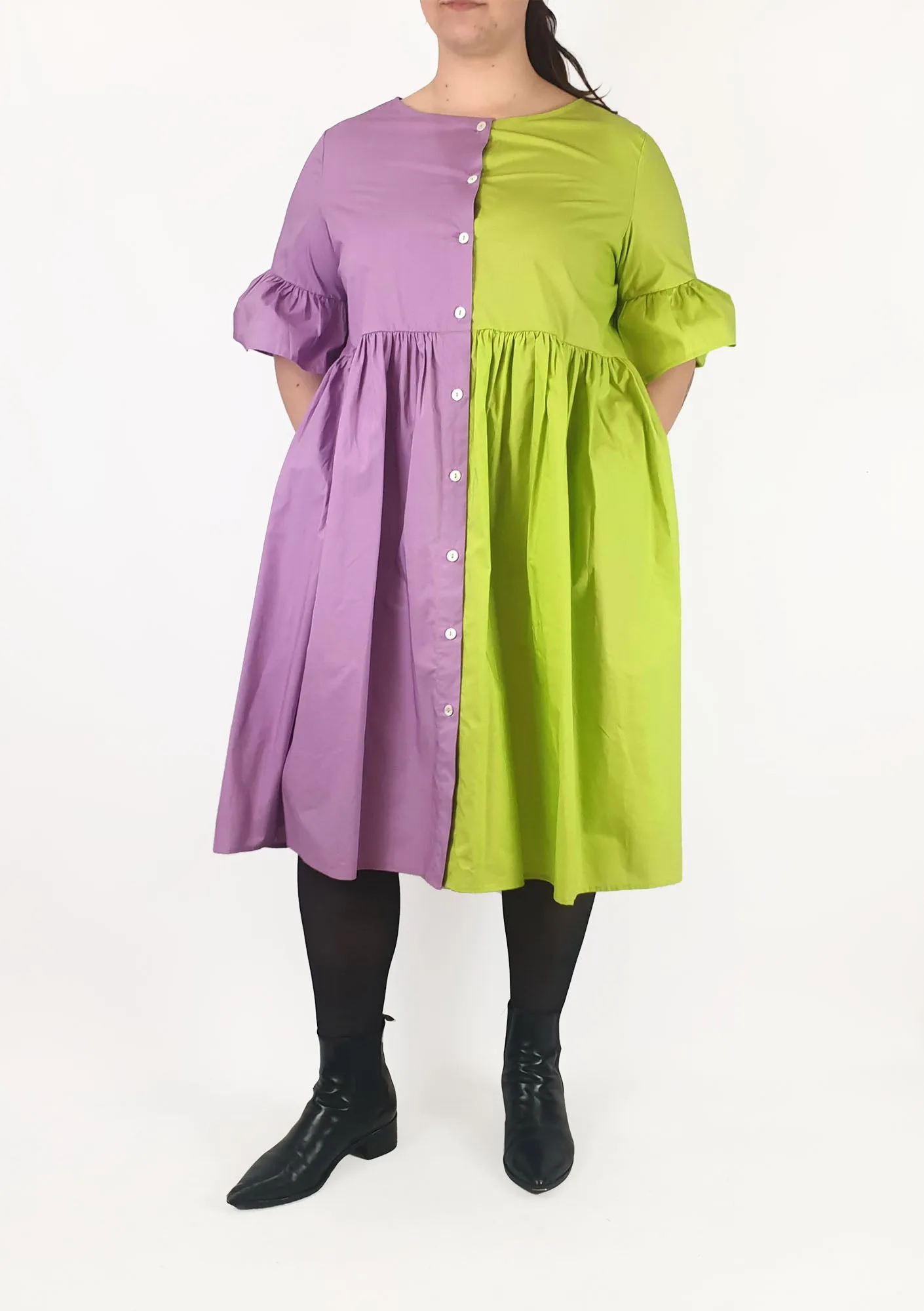 Jericho Road half half smock dress size 14