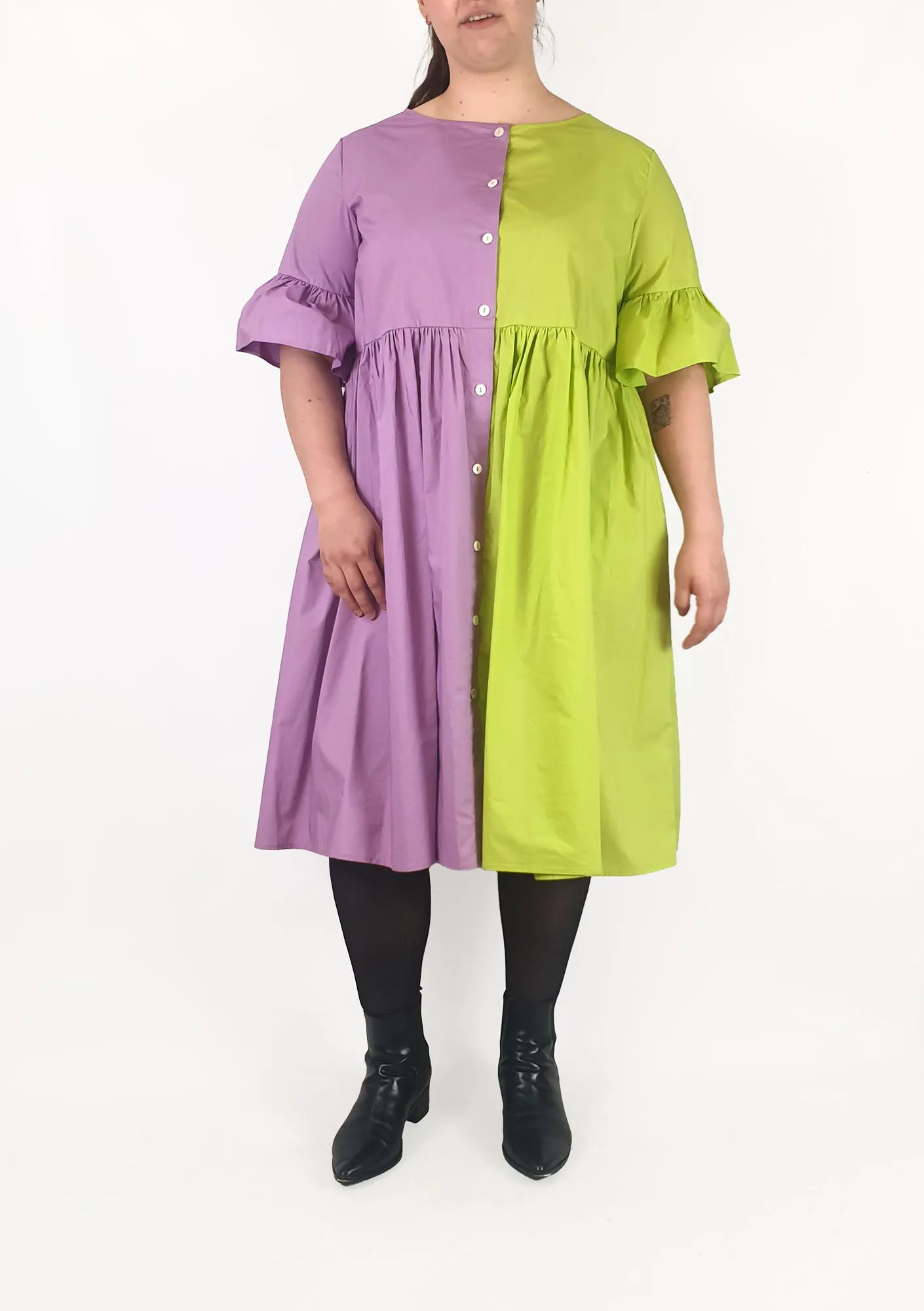 Jericho Road half half smock dress size 14