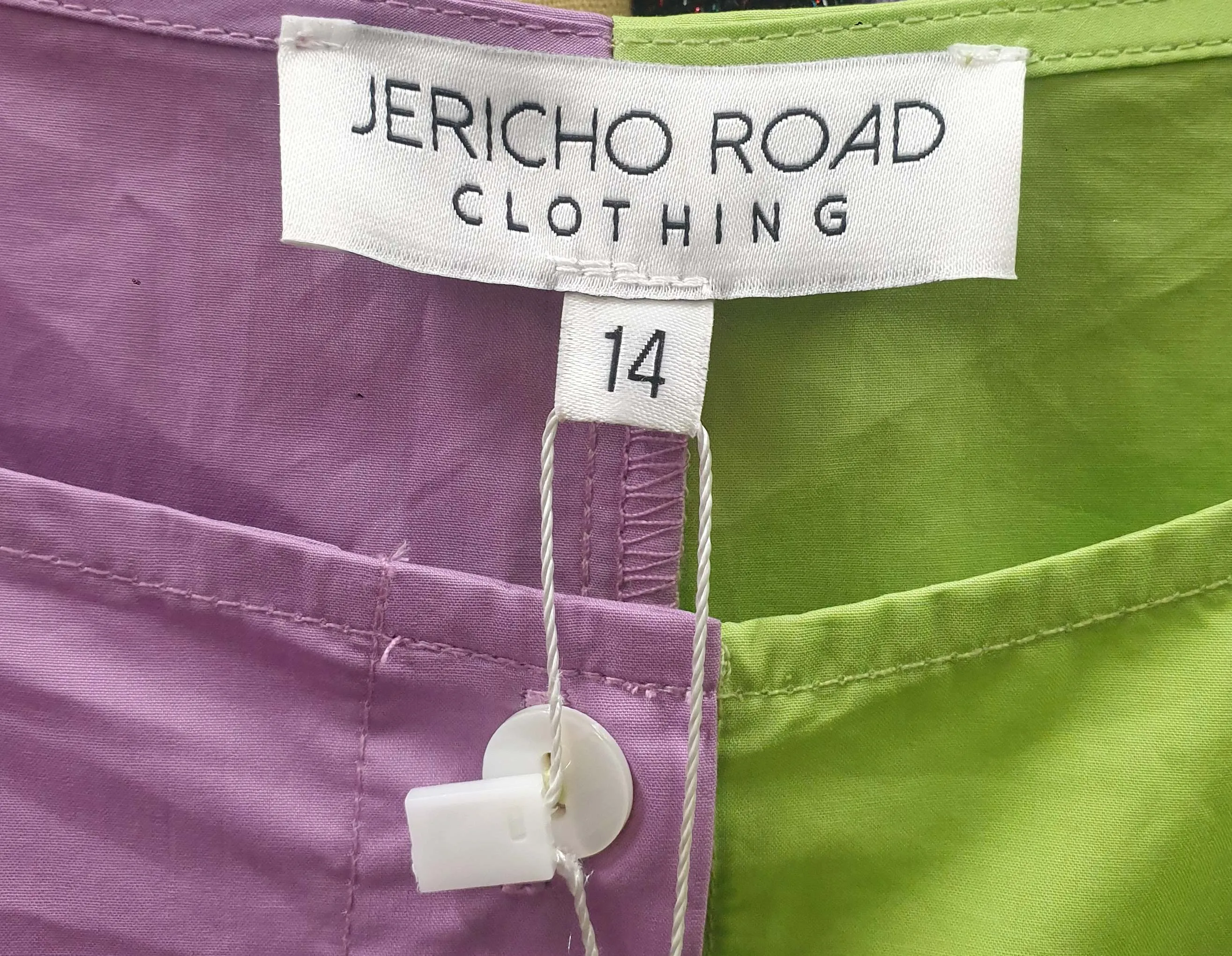 Jericho Road half half smock dress size 14