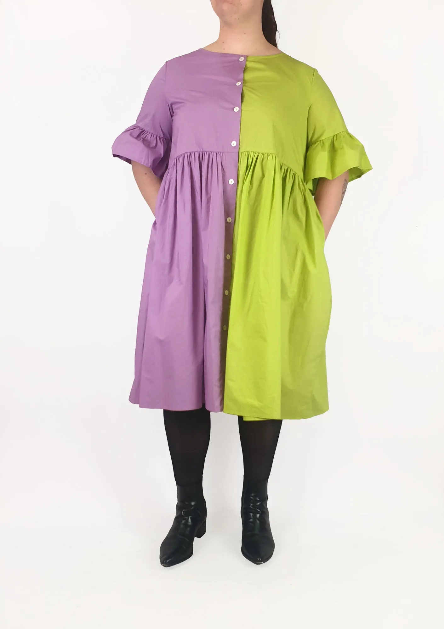 Jericho Road half half smock dress size 14