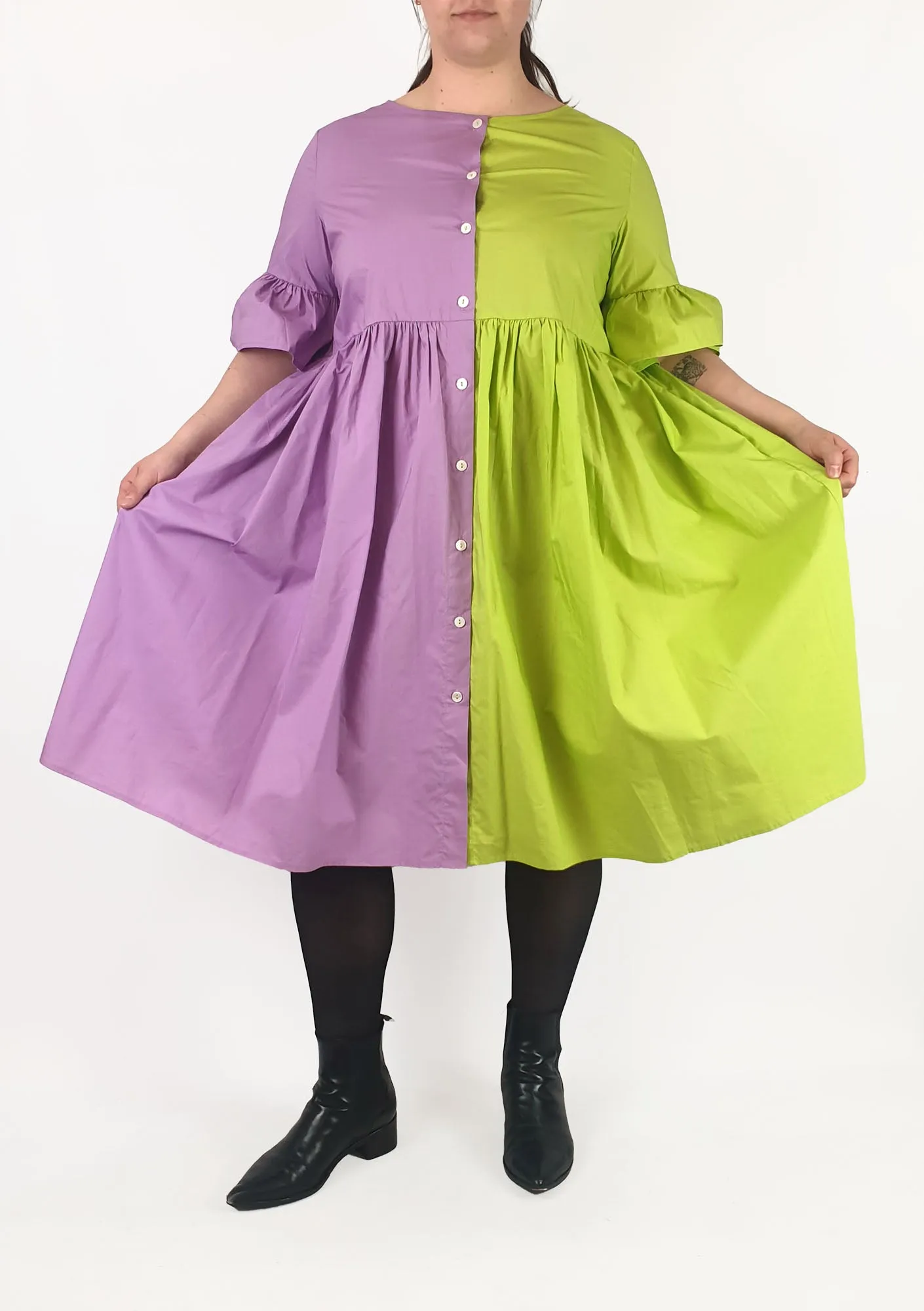 Jericho Road half half smock dress size 14