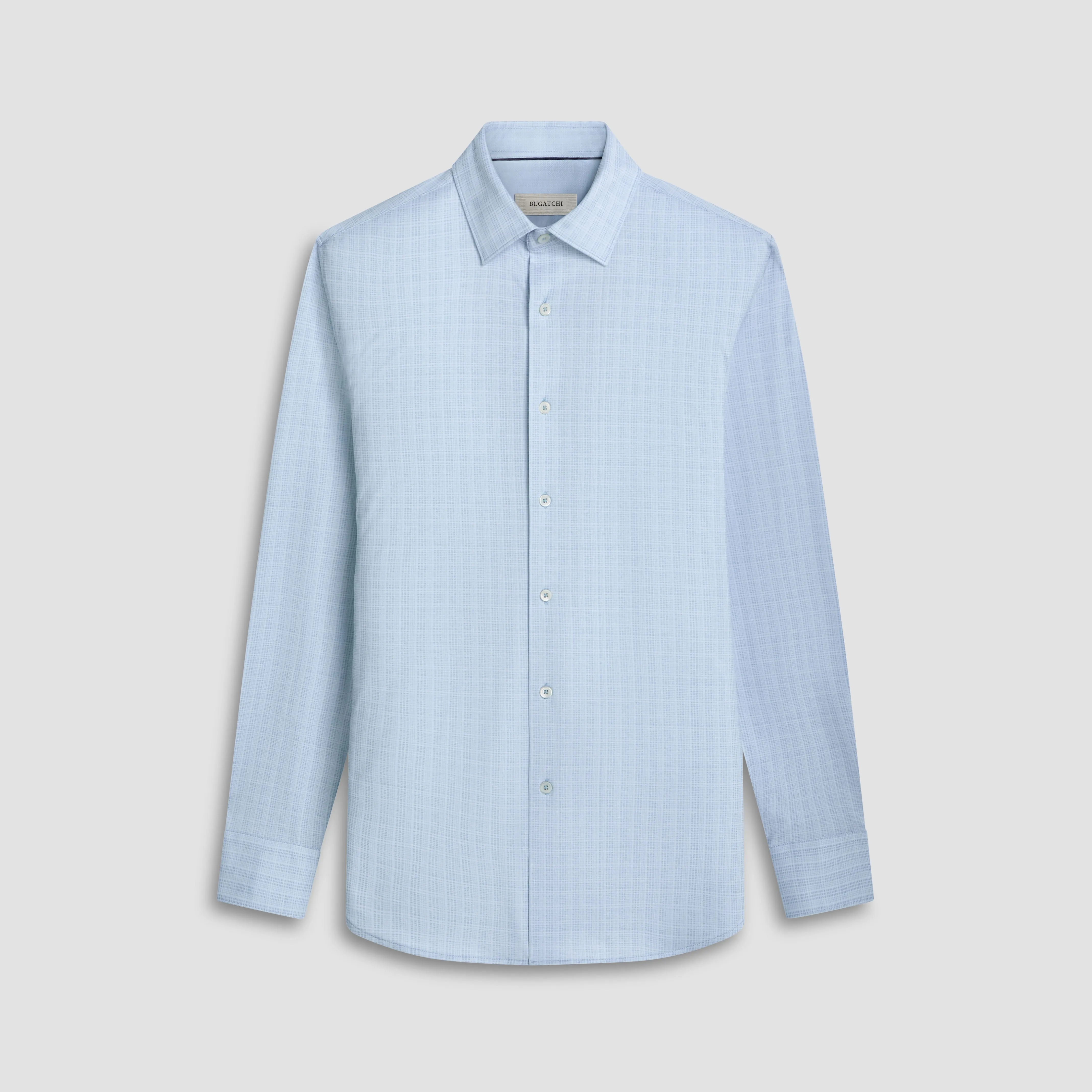 Jimmy Double Sided Plaid/Herringbone OoohCotton Shirt
