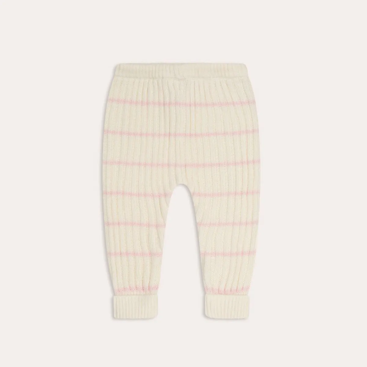 Joey Ribbed Pants - Pink Stripe