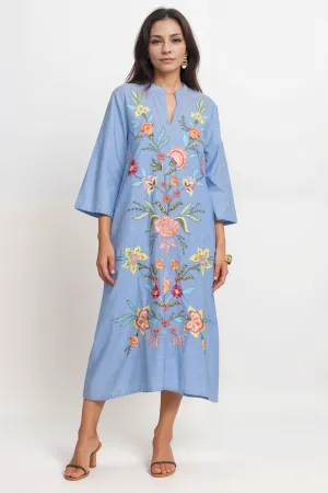 Johnny Was Workshop Camellia Mandarin Collar Dress W33724