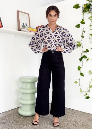 JUDE LINEN PANTS - BLACK