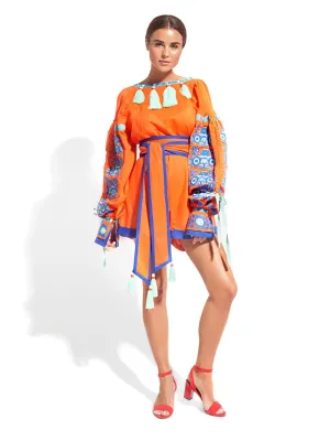 Jumpsuit 'BALCONY FLOWERS'