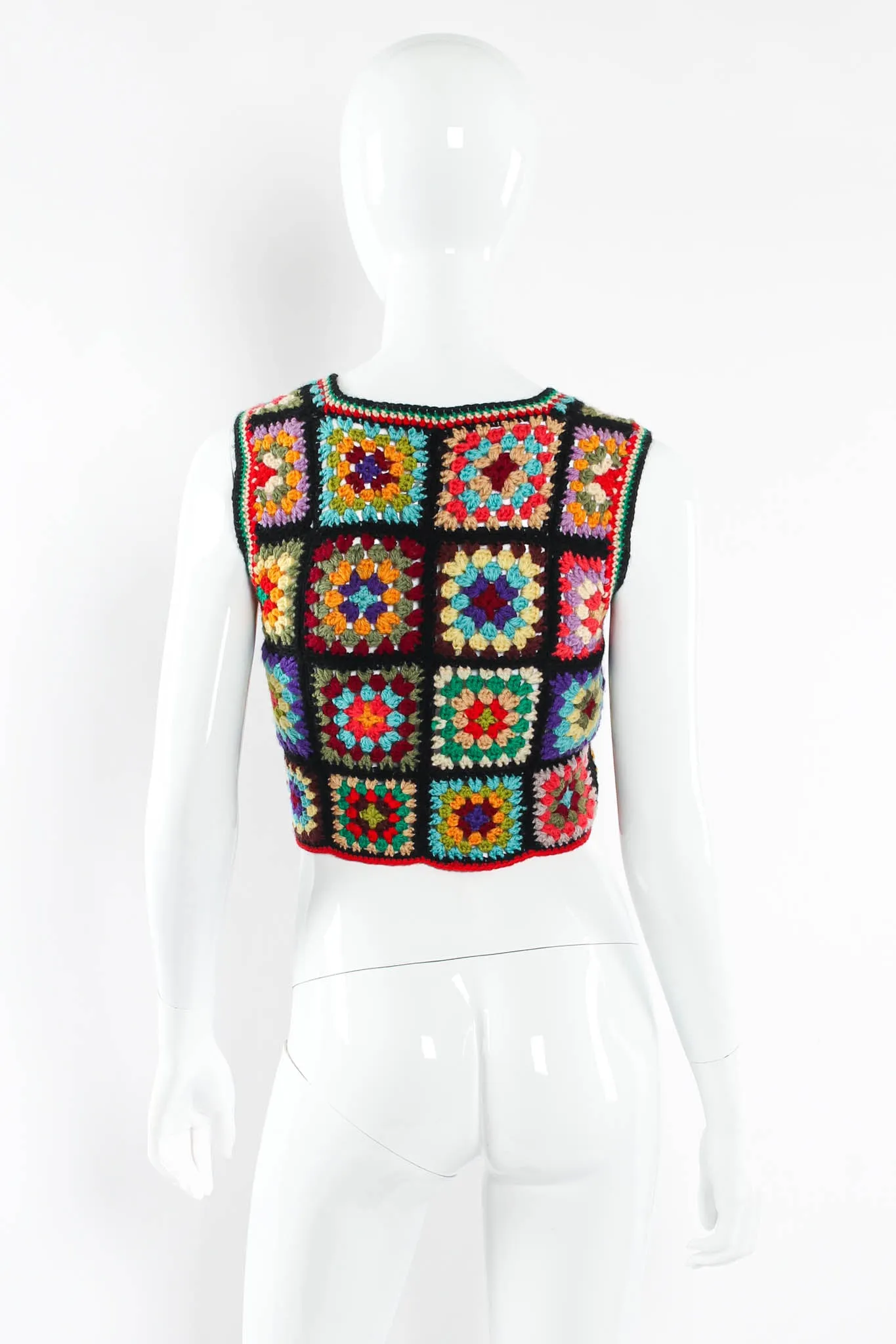 Kaleidoscope Wool Crop Vest