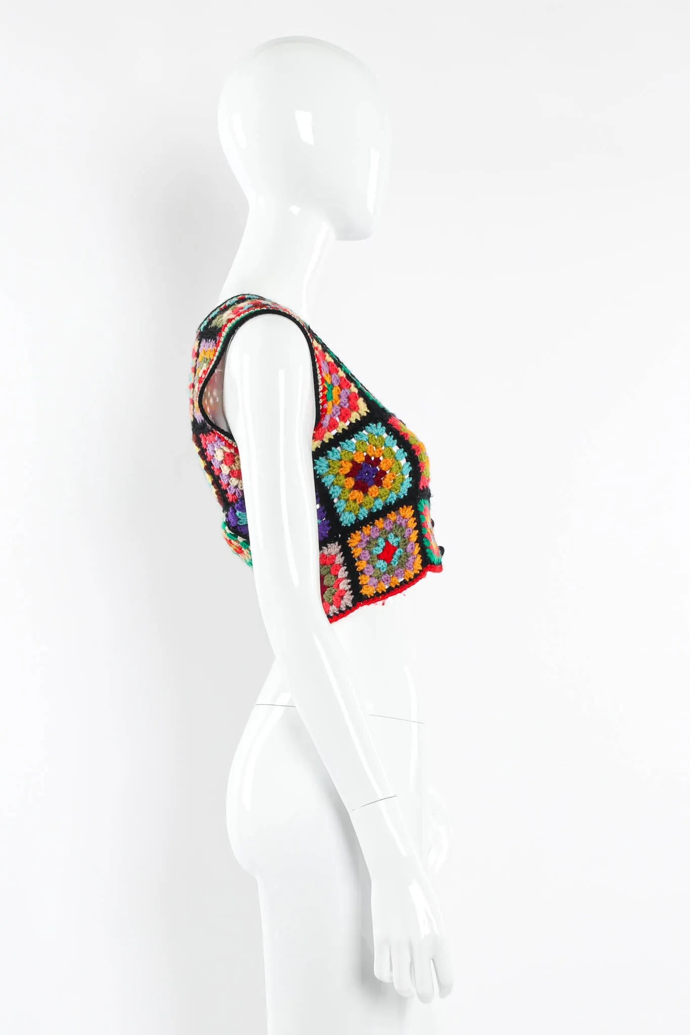 Kaleidoscope Wool Crop Vest