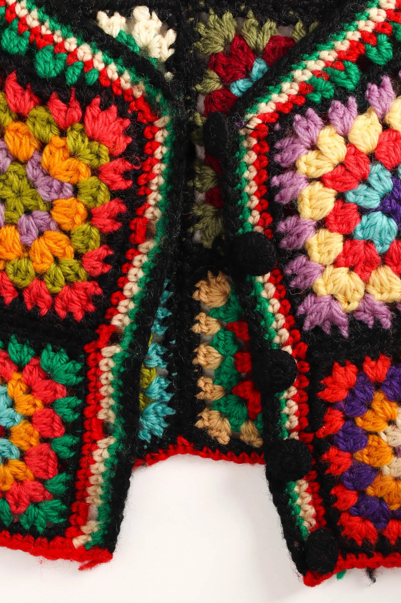 Kaleidoscope Wool Crop Vest