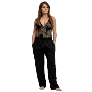 Kali Linen Pants - Black