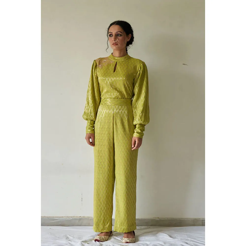 Kanika Sharma Pudina Green Jumpsuit