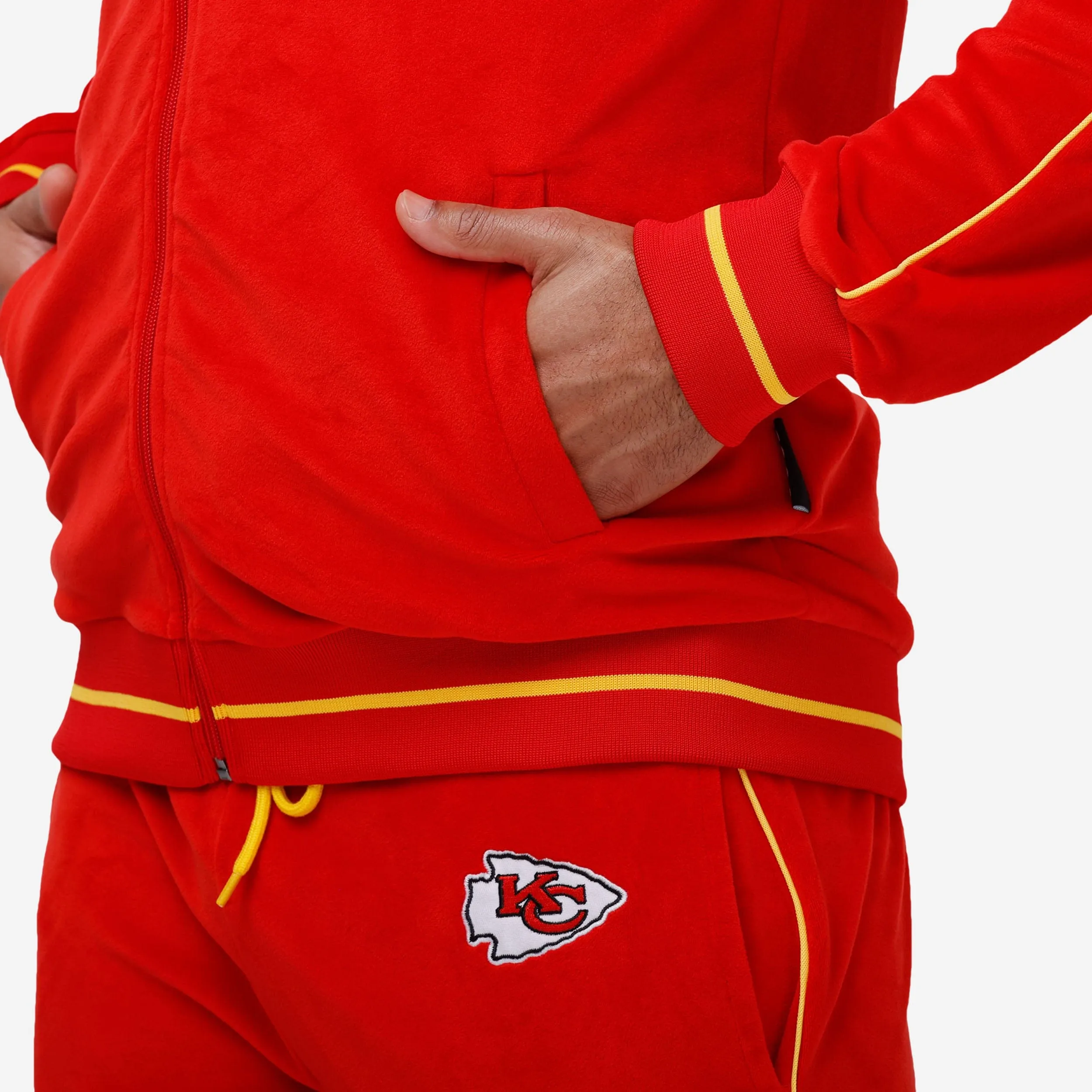 Kansas City Chiefs Velour Zip Up Top