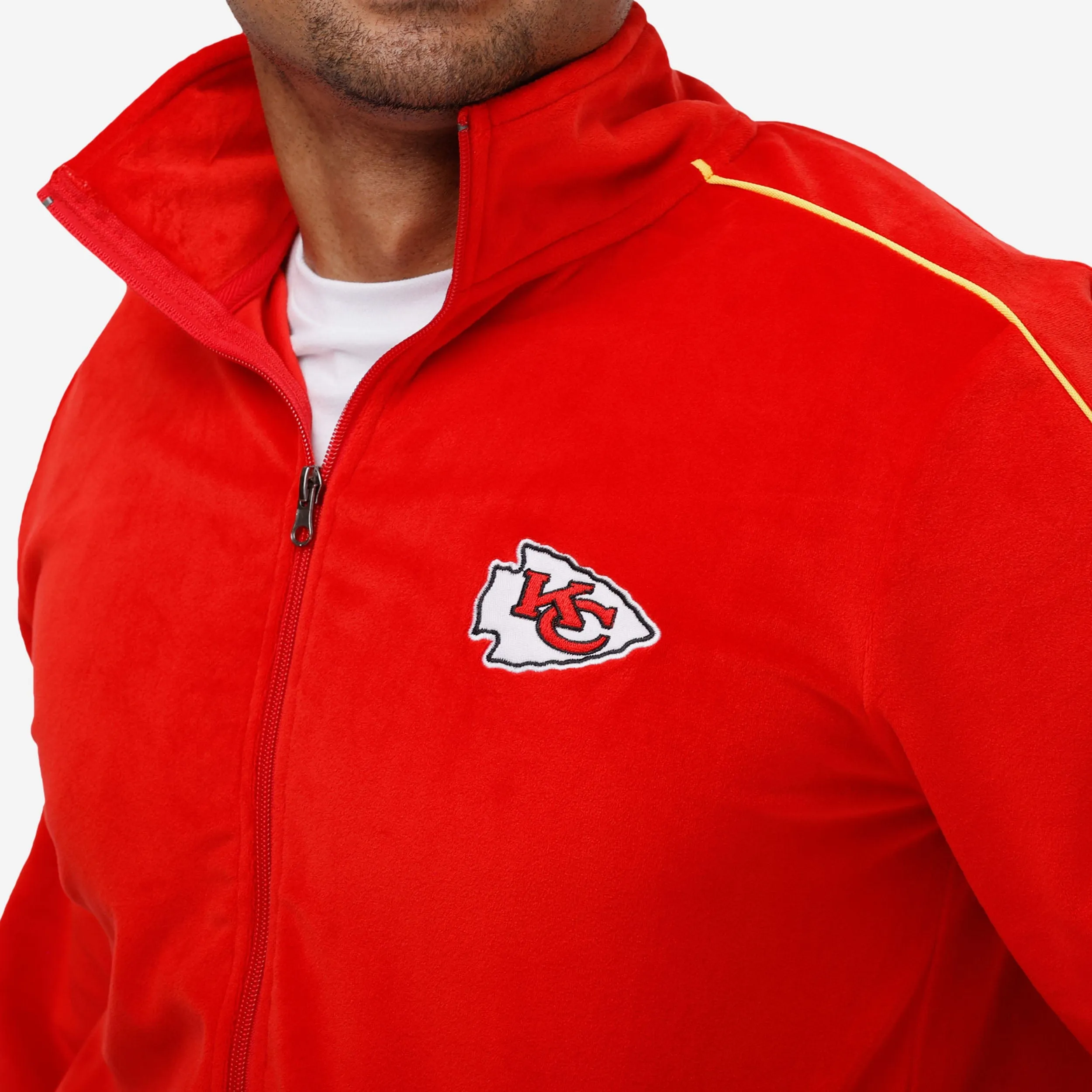 Kansas City Chiefs Velour Zip Up Top