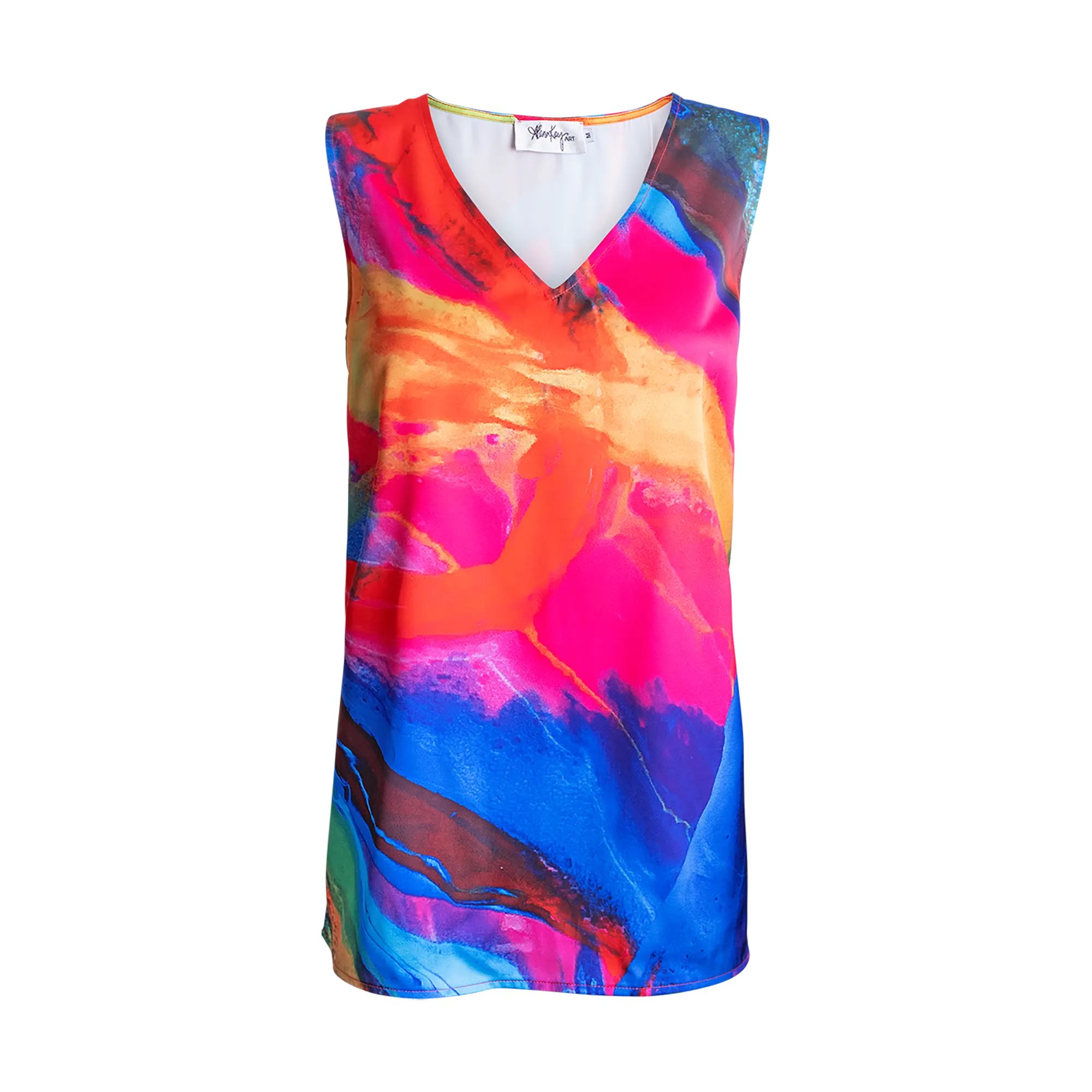 Katie Sleeveless V-Neck Blouse