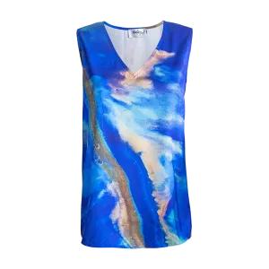 Katie Sleeveless V-Neck Blouse
