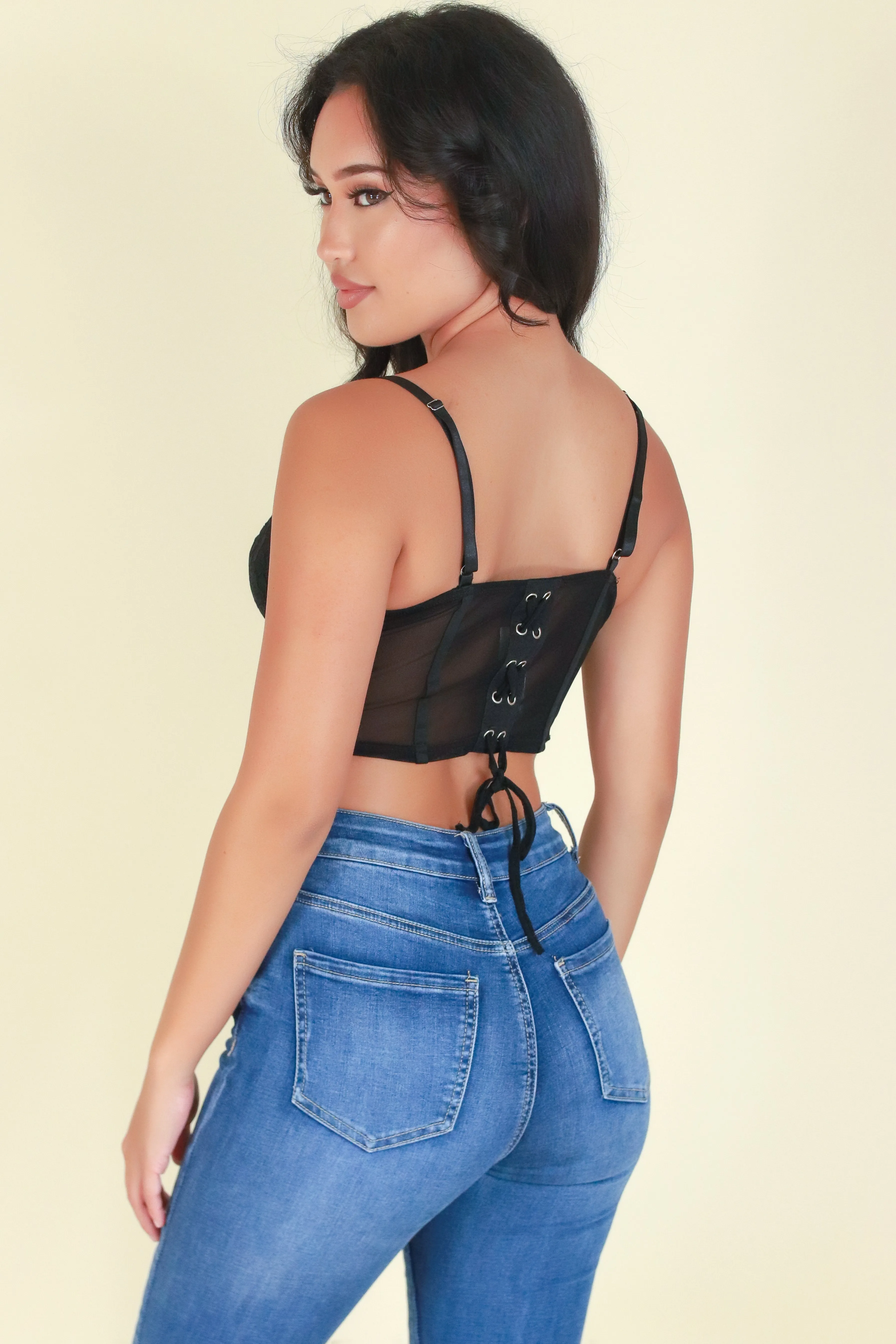 KEEP CALM CORSET TOP