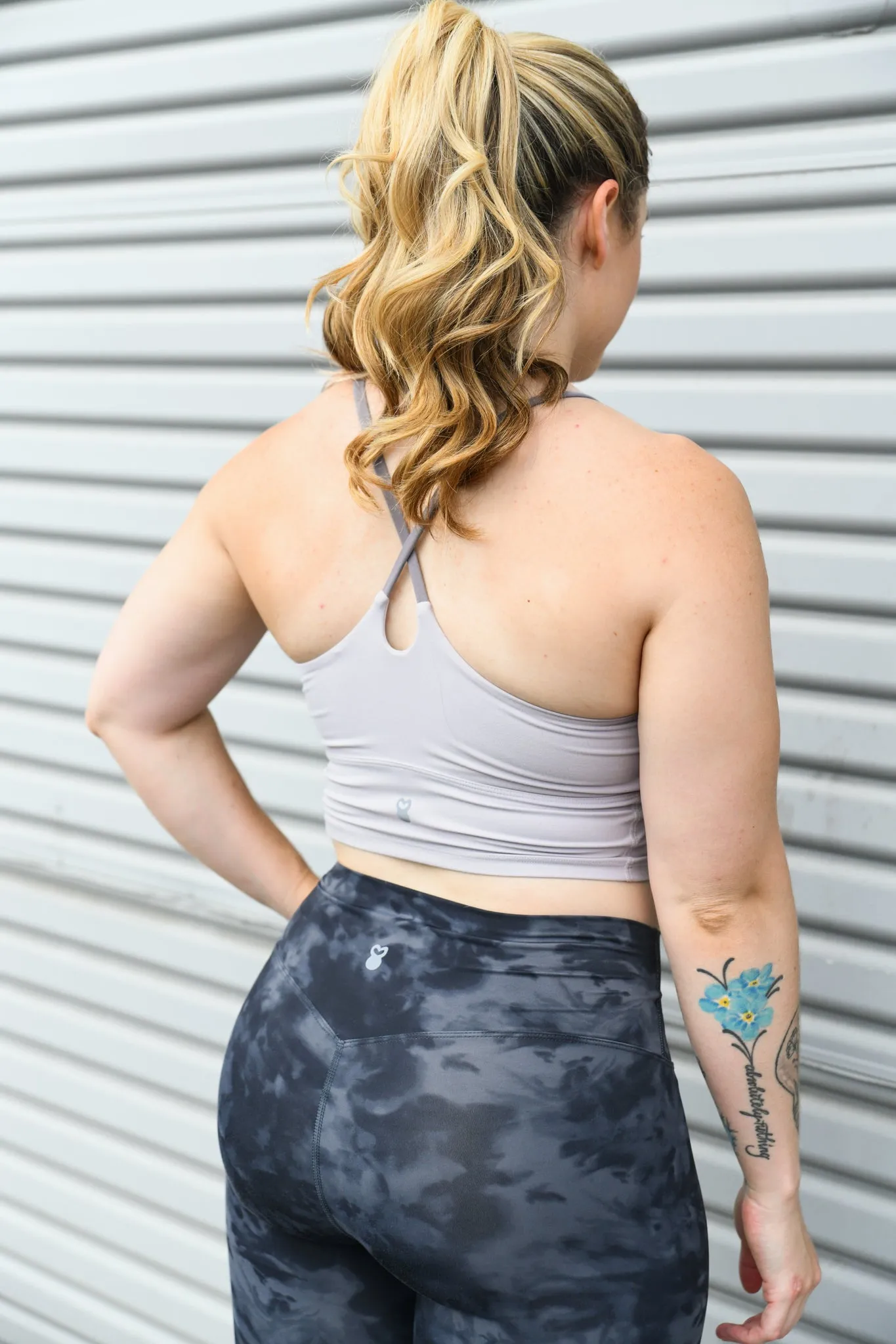Keyhole Crush Cropped Bra Tank - Final Chance Collection