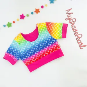 Kids Crop Top - Short, Elbow or Long Sleeve